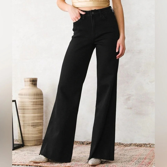 NWT Bridge by Gly Taylor Ultra High Rise Wide Leg Jeans - Picture 1 of 7